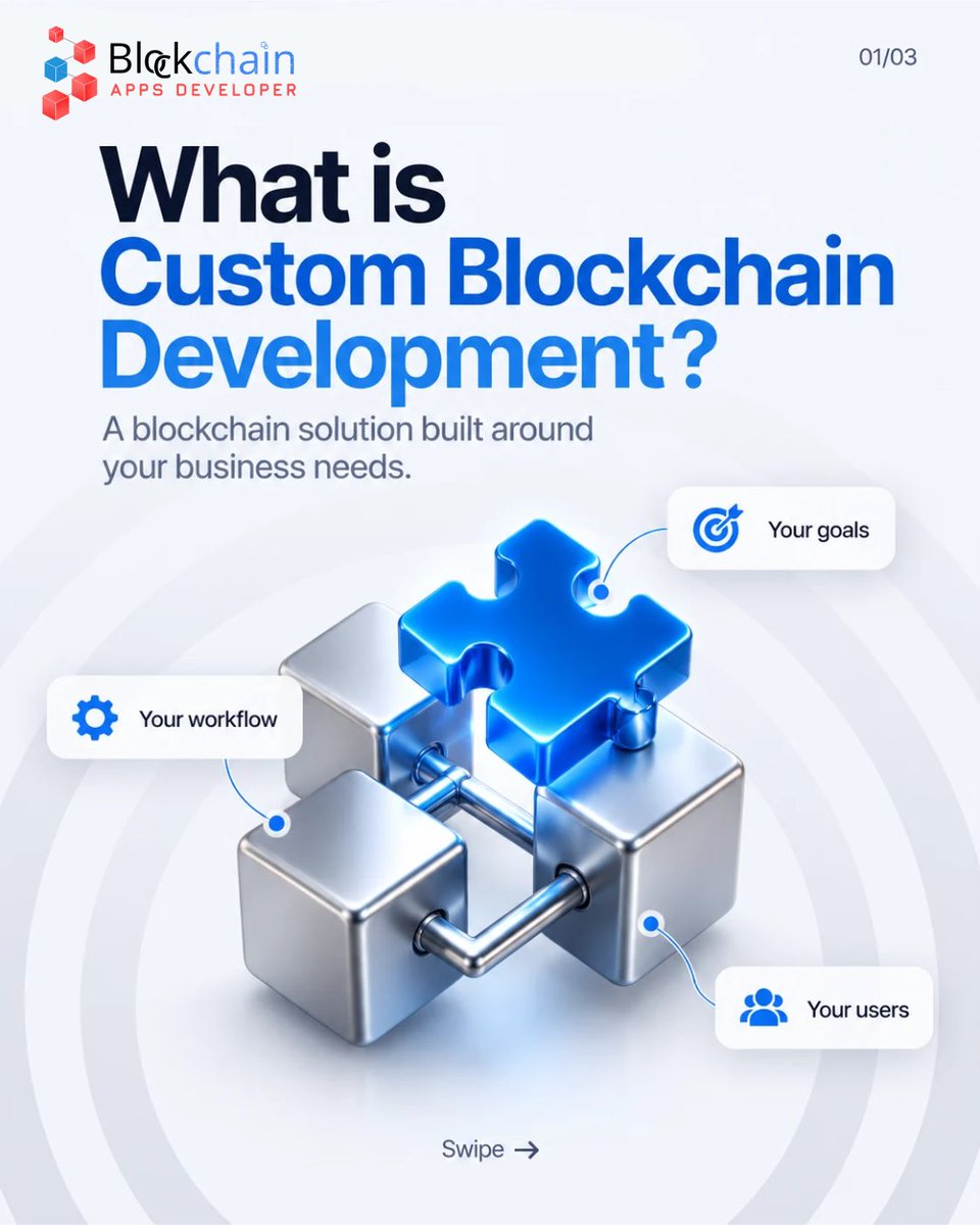 blockch_apps's tweet photo. 🚀 Why settle for standard when you can build custom? Transform your business idea into a secure, scalable blockchain solution designed around your needs.

Let’s build together!

🌐Website: https://t.co/znd979PAub

#Blockchain #web3 #Technology  #blockchainappsdeveloper #viral https://t.co/fSo78lds7g