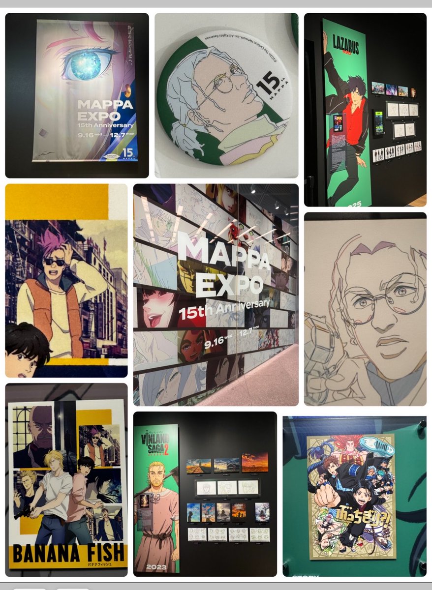 ange_mignon_ff's tweet photo. MAPPA展 古川さんご出演の作品もあり

『LAZARUS ラザロ』は原画を使用した
展覧会限定グッズがありました、ダグはどれも良い場面を切り取ったグッズでした☺️👍 https://t.co/h9hkODv0Pj