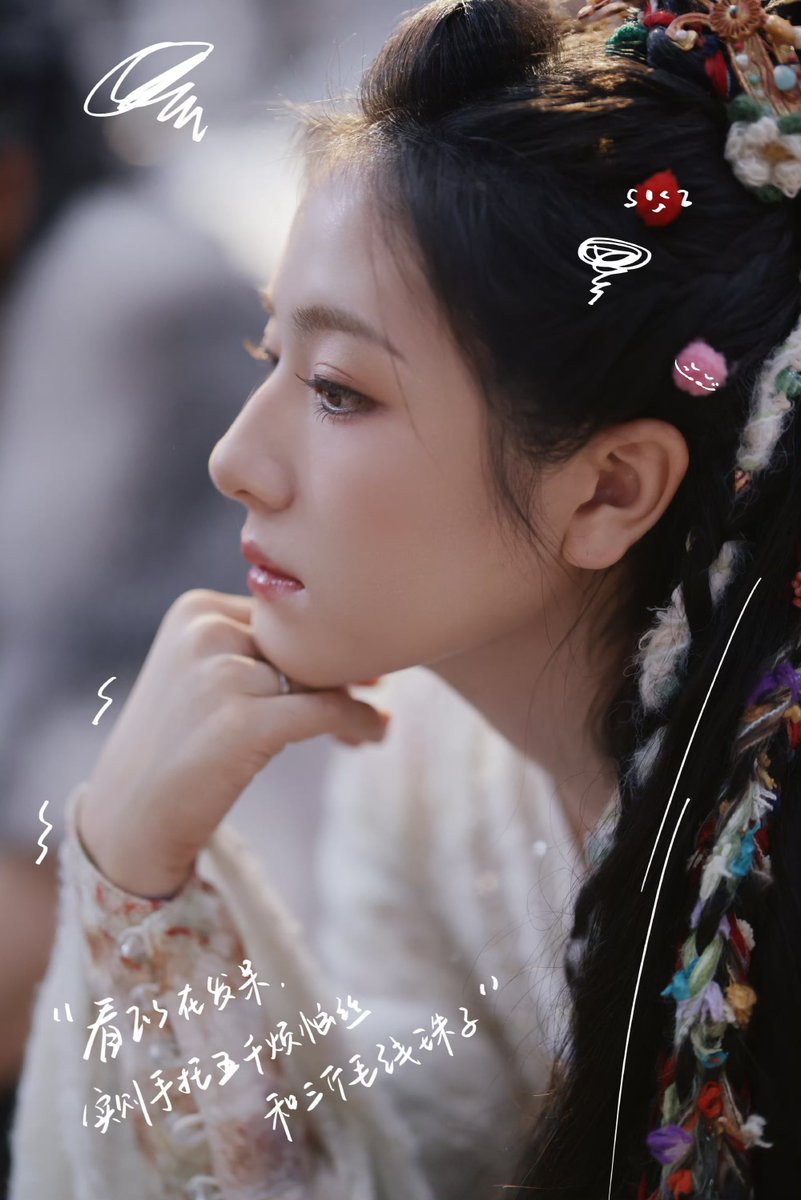 lilandiary's tweet photo. 🧸 261023 | Li Landi Studio Weibo Update. (1/3)

“Qian Yunxi · Boss, I’m Gonna Smash You with My Hammer” — Round 4

I've narrowly escaped death several times, and my legs are still trembling from fear.

#LiLandi #李兰迪 #千夜奇谭 #HowToSlayYourBoss https://t.co/f6Kf3x42ob