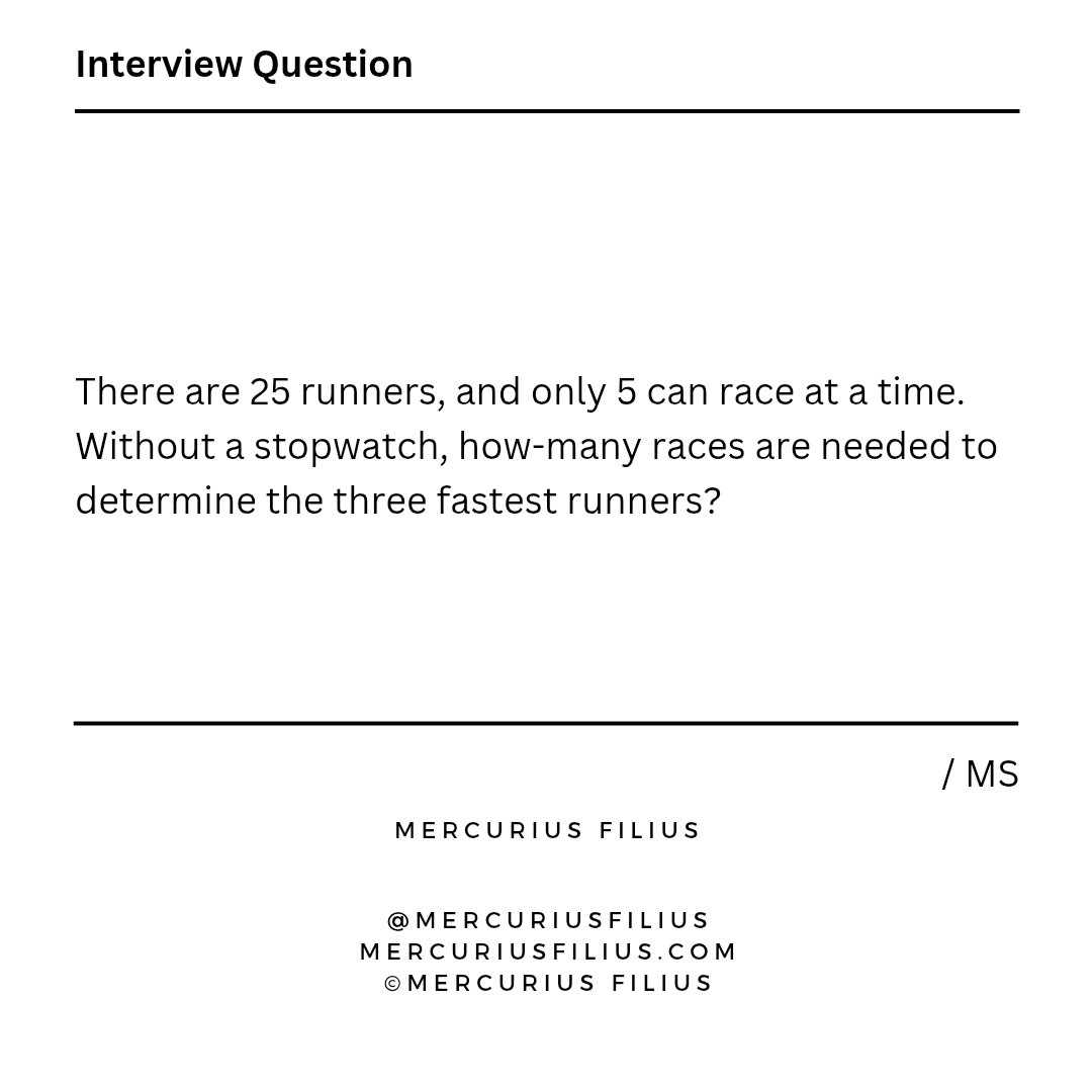 MercuriusFilius's tweet photo. How would you answer this common Morgan Stanley interview question? https://t.co/Bym9NHrdIc