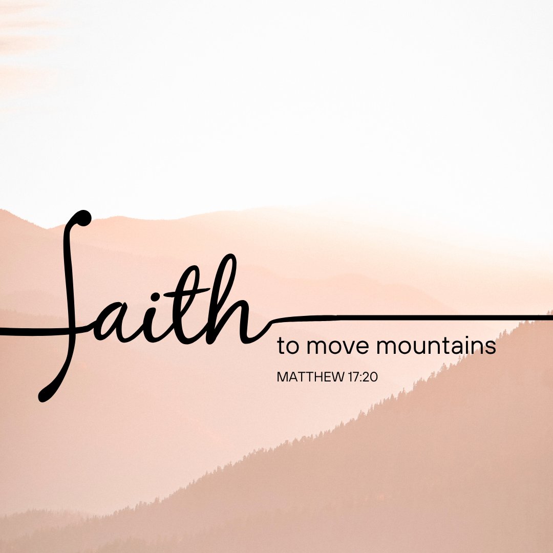IFAPray's tweet photo. Jesus tells us that we he have faith as small as a mustard seed, we can move mountains. Nothing will be impossible for us.

Let's have faith today as we intercede for our nation! https://t.co/1yVrr9YhqN