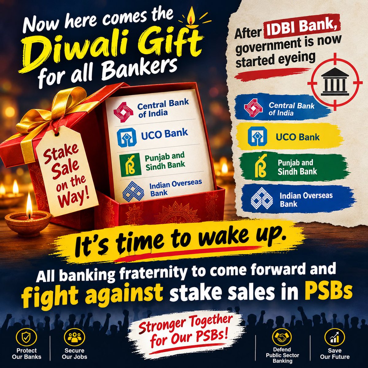 Preetichau537's tweet photo. We IDBI employees demand Justice #IDBINotForSale 
Glimpse of an article on importance of PSBs, published by India Brand Equity Foundation( IBEF) a Trust established by the GOI.

Question arises when GOI itself recognises the importance of PSBs, then why this privatisation? Why employees have been left with uncertainty over their future.
Now After IDBI Bank, we now know who are next 😕