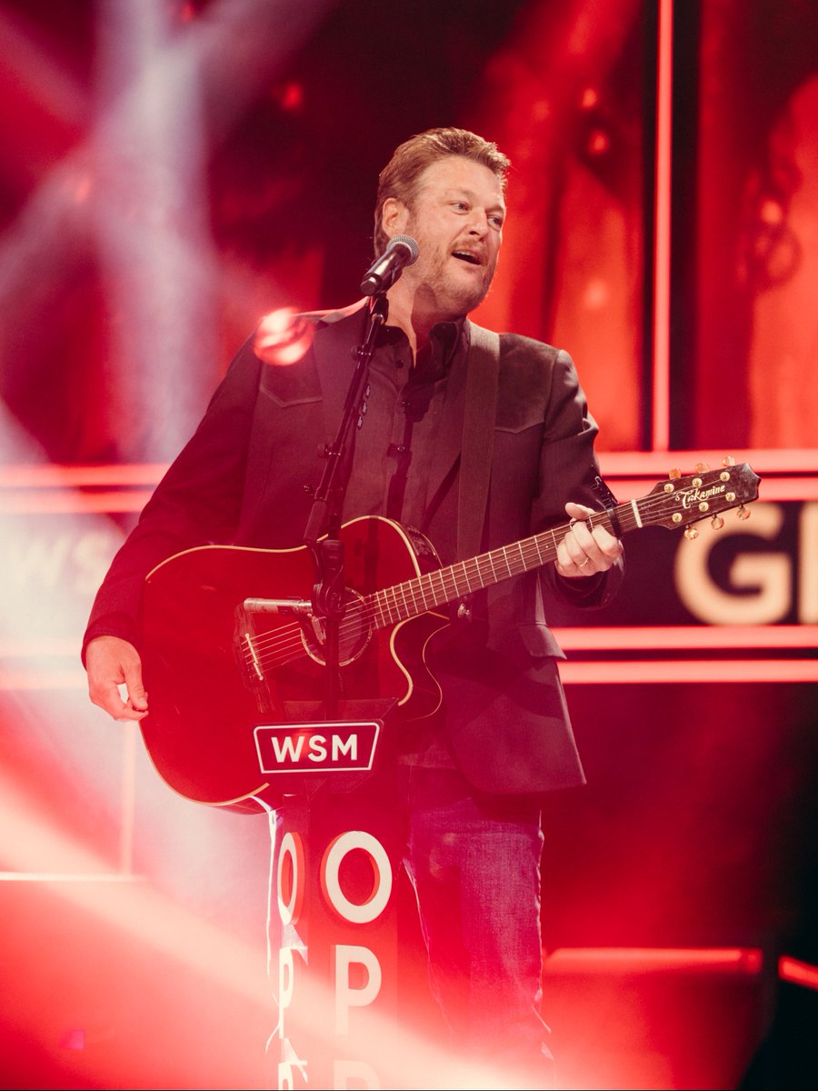 opry's tweet photo. Celebrating 16 years of Opry Membership with @blakeshelton today 🥳 https://t.co/j9cD6ZwUJn
