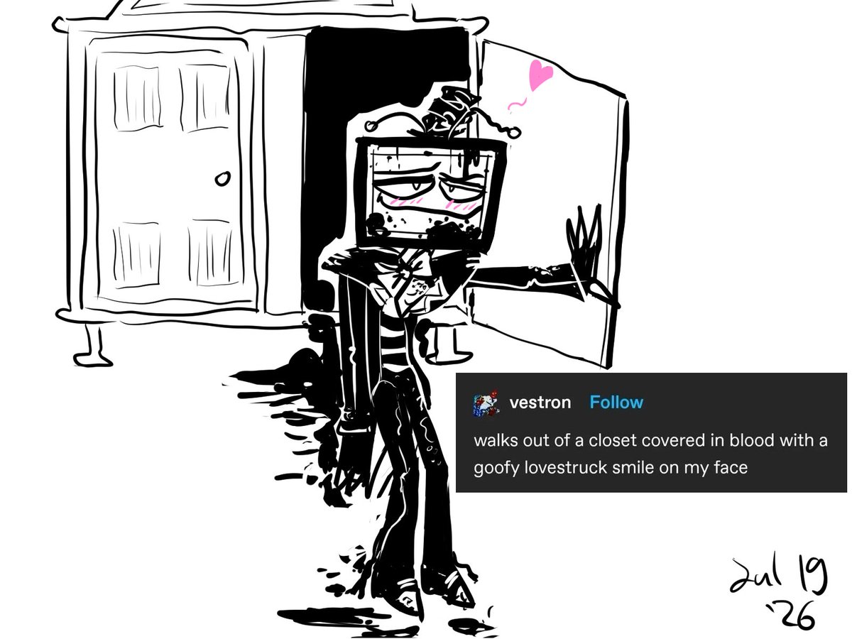 vethansul's tweet photo. #radiostatic #alastor #vox https://t.co/toVsfvFmpD