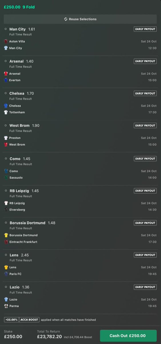 BigBallsBankers's tweet photo. 🦍🚨 SATURDAY'S MONSTER 95/1 ACCA! 🚨🦍

9 FOLD MADNESS! 💰🔥

💷 £2 RETURNS £190
💷 £5 RETURNS £475
💷 £10 RETURNS £950

Saturday we go BIG, Chimps! 🦍

WE COLLECT EVERYTHING! 💰🏆🔥

👀 WHO LETS THIS DOWN??? 🤔

🎁 EXTRA TREAT FOR YOU IN THE COMMENTS! 👀 https://t.co/R7mnJD6g6O