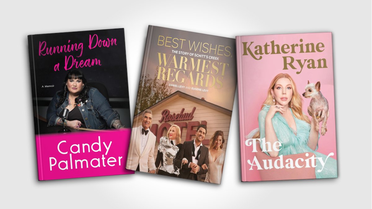 torontolibrary's tweet photo. Put a smile on your face with the chronicles of Canadian comedians!

From Scarborough to Schitt’s Creek, get to know the stories behind some of Canada’s funniest voices.

Borrow a laugh out loud read: https://t.co/DECARzYHuu https://t.co/RVUi8lgxAB