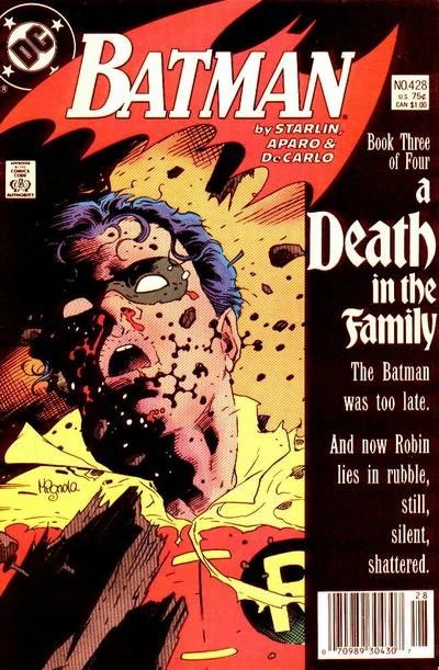 RackSpinner's tweet photo. Death In The Family! THE SPINNER RACK, Oct. 18, 1989! https://t.co/Jzh0LPQFYp