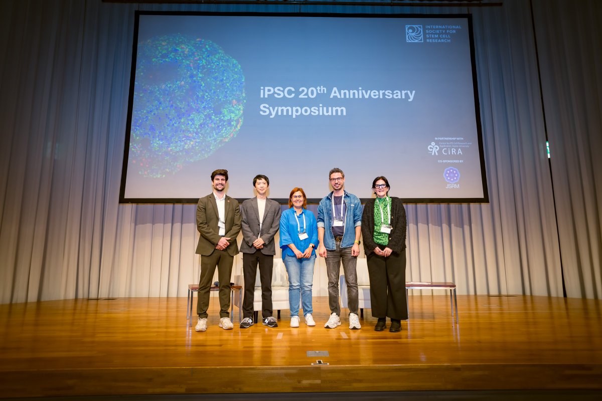 ISSCR's tweet photo. Congratulations to the iPSC 20th Anniversary Symposium  Poster Award Winners on their fantastic research! 

Souta Motoike @CiRA_KU_E

Ramon Pfaendler @ETH_en

Mert Akgunduz @KyotoU_News

Eilley Barron @UMBaltimore

Catarina Grandela @UniLeidenNews

Sponsored by @BeOneMedicines https://t.co/dnEN6lJGfC
