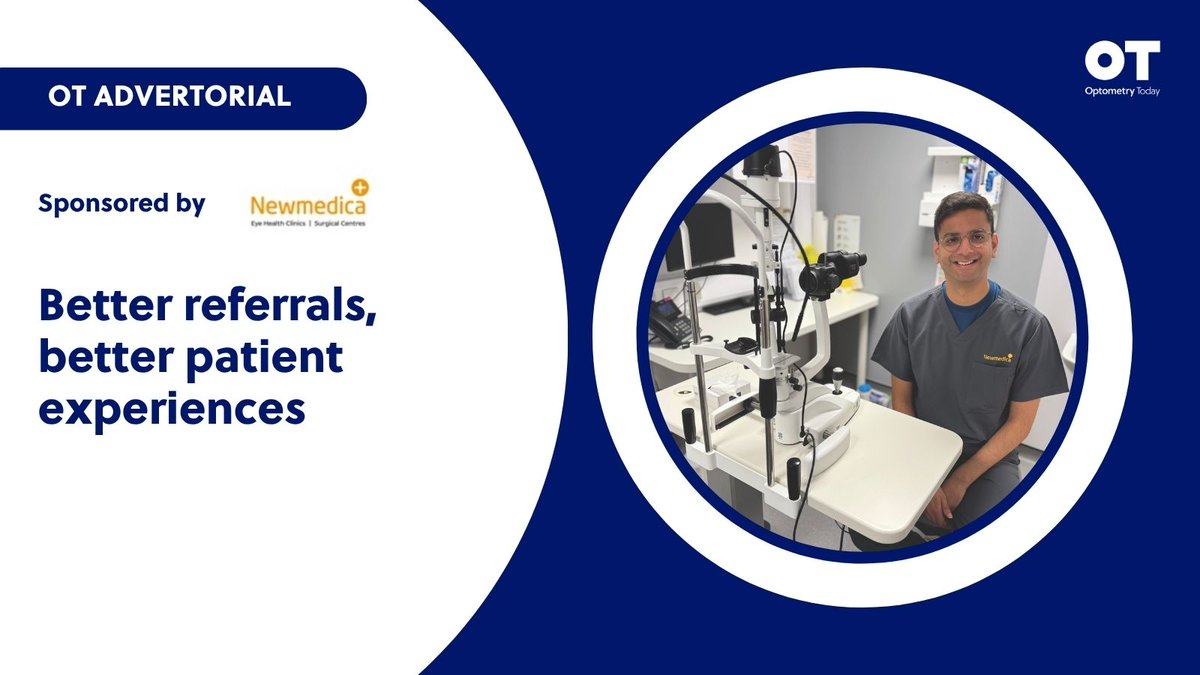 OptometryToday's tweet photo. Supporting patients to understand all options, optometrist at @NewmedicaEyes, Karan Vyas, shares practical insights into referral quality, patient conversations and the information that can help deliver the best possible experience for patients

Read here: https://t.co/vBQlpzF6ST https://t.co/t3vSl9ac6n