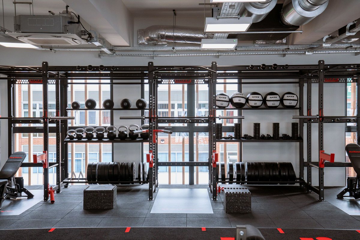 Archello's tweet photo. Leigh Sports Village welcomes a top-tier training space crafted by IndigoFitness, powered by @sofsurfaces1 for elite sports teams' rigorous workouts. 
https://t.co/WOGMIghFhQ https://t.co/roEHpsyX2L