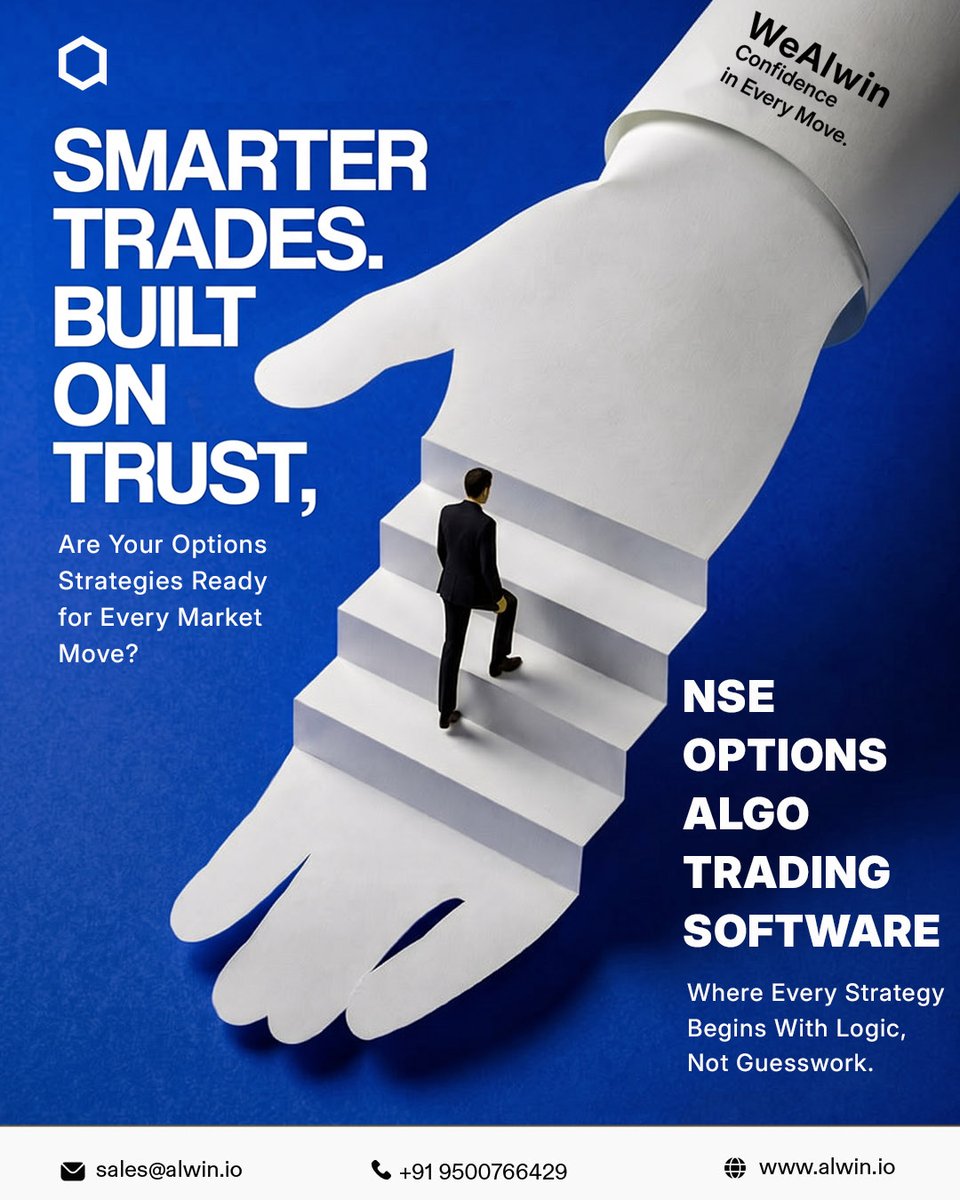 AlwinTechnology's tweet photo. 📈 Are your options trading strategies prepared to respond to changing market conditions?
 
Ready to Automate Your Options Trading Strategy-https://t.co/j8SOrRaIx1
 
#wealwintechnologies #nseoptions #algotrading #optionstrading #tradingautomation https://t.co/hFLYJ4Tnty