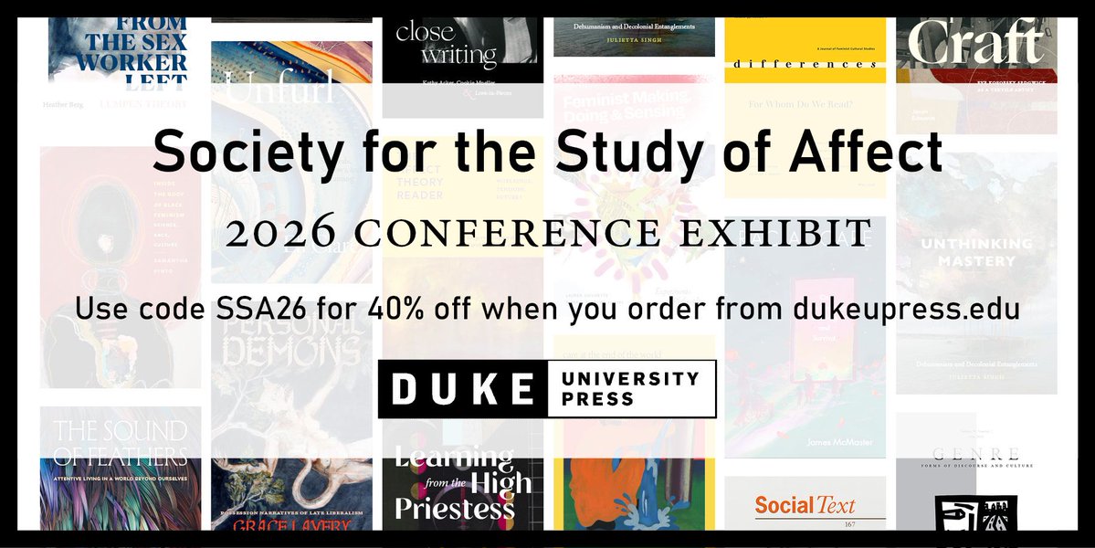 DukePress's tweet photo. On the blog today, everything you need to know about our presence at the #MAKE conference in Vancouver! #AffectTheory
https://t.co/D2WAWOnhkS https://t.co/mtVJveKZ6m