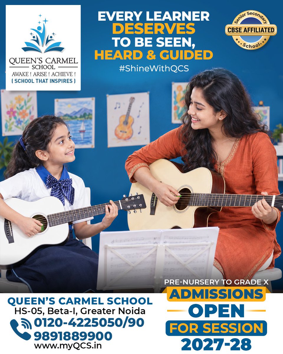 QCSSchool's tweet photo. Children grow differently, learn differently, and discover their strengths at different stages. A supportive learning environment gives every child the confidence to progress at their own pace while being guided towards excellence.
#PersonalisedLearning #IndividualAttention #QCS https://t.co/yYj40oLLij