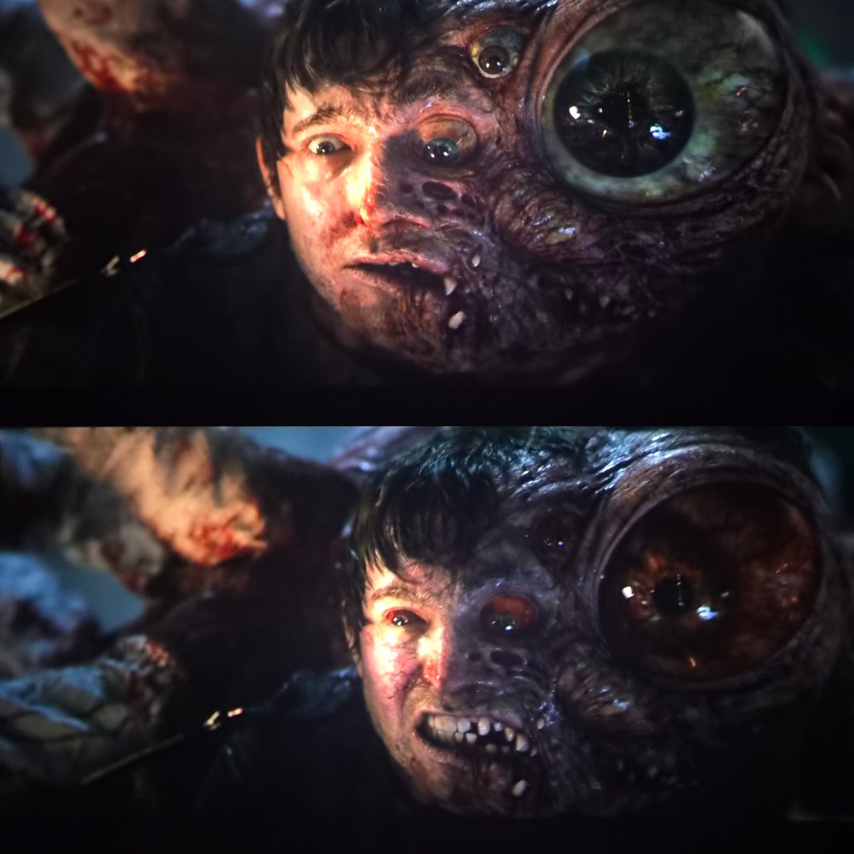 graynickhmp's tweet photo. as his humanity slowly slips away, the sight of bryan desperately begging for a cure with so much fear in his eyes, is just heartbreaking 😭 he's still fighting so hard to hold onto who he is... it's like watching someone die right in front of you. it's just so unfair https://t.co/1kHZe2pbQb