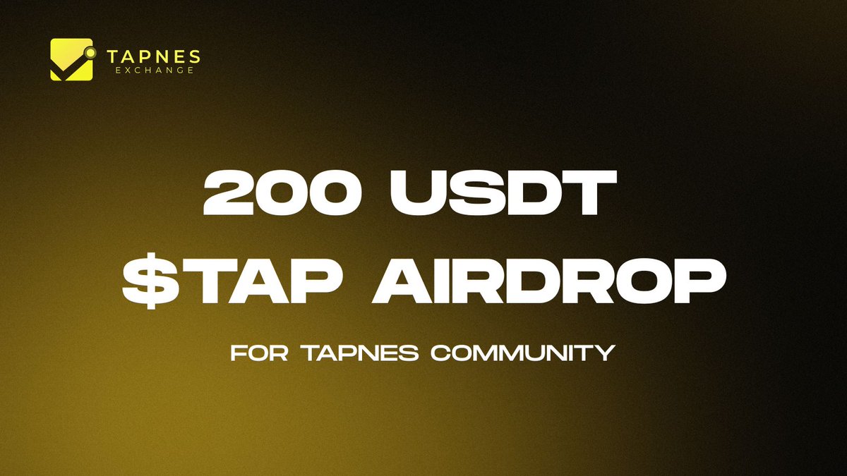 tapnes_exchange's tweet photo. 🎁 $200 USDT worth of $TAP is up for grabs!

10 lucky winners will share the airdrop!

👇 Comment your Tapnes UID and tell us what you think about Tapnes.

Who’s ready to win? 👀

#Tapnes #TAP #Airdrop https://t.co/IWI8eowN5Z