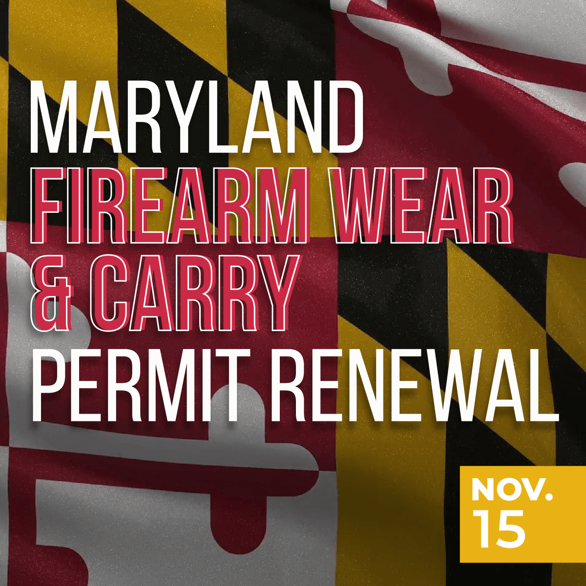 GC_CEWD's tweet photo. Registration is live for our Maryland Firearm Wear &amp; Carry Training and permit renewal course! 🎯 

For details or to register, call 301-387-3781 or visit https://t.co/E8al2QNNKI or https://t.co/gnxW1ckCjv. https://t.co/LcdA0FUAAZ