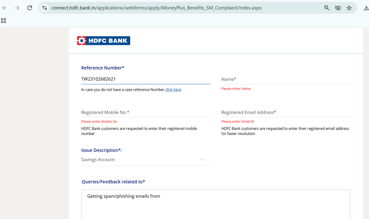 dpk71900374's tweet photo. @HDFCBank_Cares No option to attach screenshots https://t.co/3Shxh1u3e4