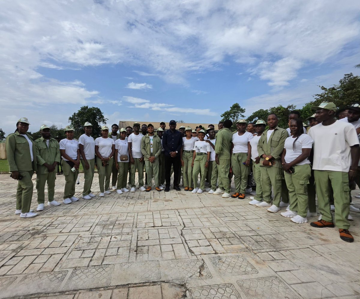 HyginusAgu12413's tweet photo. I thank His Excellency, Dr. Peter Ndubuisi Mbah, for leading by example and for his remarkable improvement of the education sector and the great infrastructural development across Enugu State. Through this gesture, we are also showcasing the great values of Enugu State, a place of hospitality, progress, and people centered leadership.

Welcome to Udi, NYSC Batch C, Stream 1B, 2026. Serve with pride.

Tomorrow is Here!

~HOA