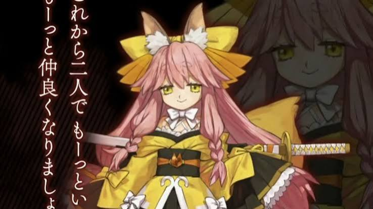 ivyfriday's tweet photo. wada arco's art of tamamo aria in fate/go is quite nice, but i still have to give flowers to wataru rei for this peak illustration of "baby fox monster who has a big thought bubble of nothing but milk spilling on a counter" https://t.co/oOc9iSKDrl