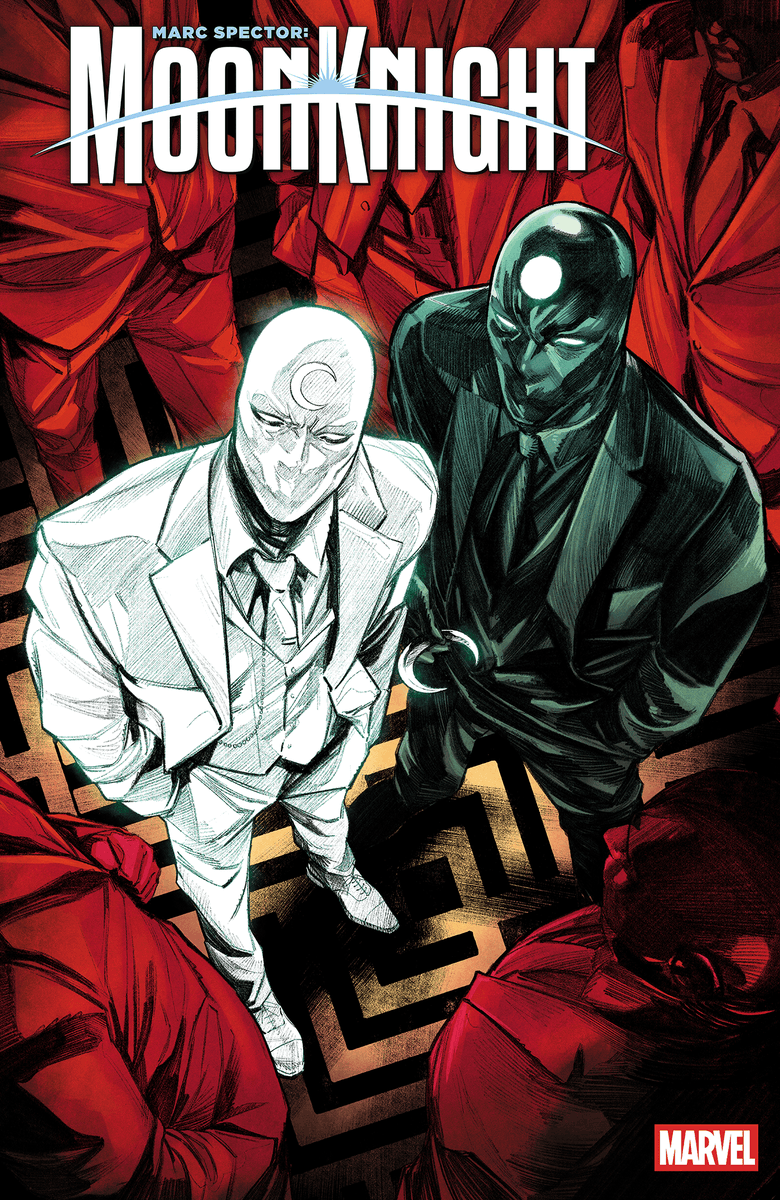 i_symbiote's tweet photo. Marc Spector: Moon Knight #13 Moon Knight and Hunter’s Moon attend a party hosted by the criminal syndicate, Agence Byzantine. Anything can happen, but one thing’s for certain: It’ll be a night to remember! Formal dress required! February 3rd https://t.co/4e2MG0uNxd