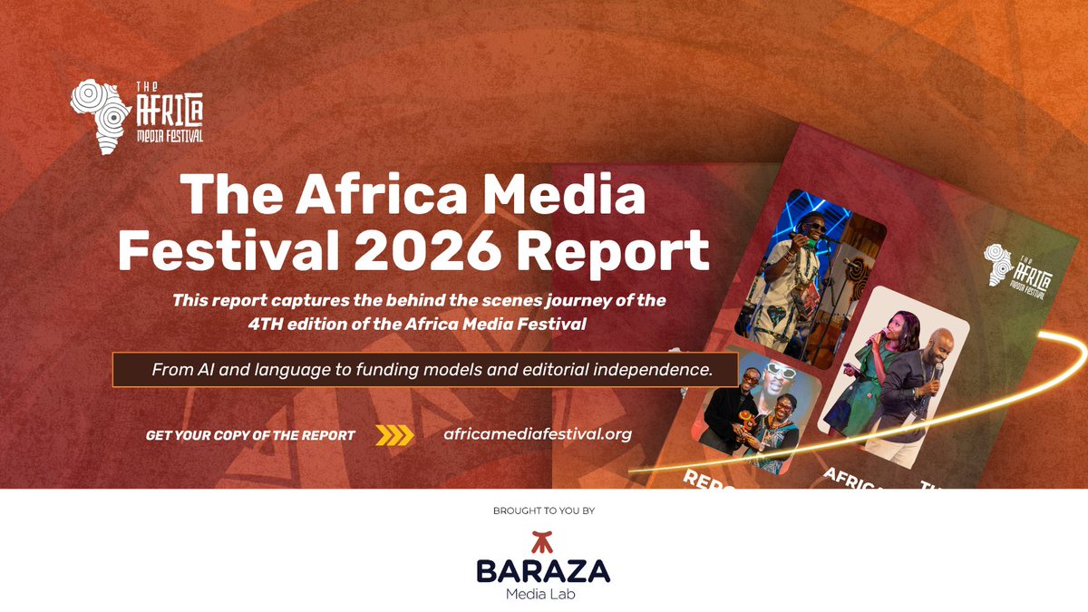 BarazaLab's tweet photo. 650 people from 31 countries spent two days in Nairobi on one question: what does resilient storytelling require of African media today?

Here is what the #AMF2026 Report found. 🧵 https://t.co/UMDmjijptb