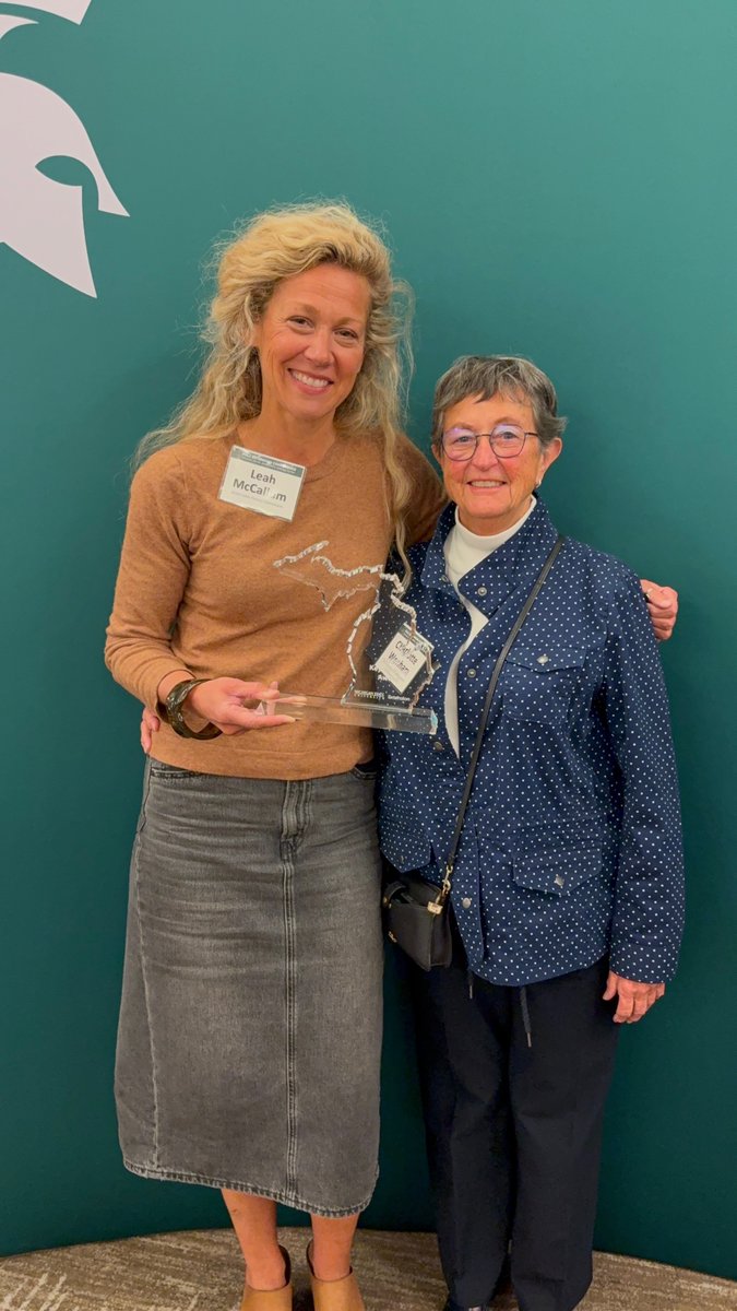 LampreyControl's tweet photo. Congratulations to GLFC’s Leah McCallum and the @MSUExtension and AgBioResearch State Advisory Council on receiving the 2026 MSU Extension Key Partner Award! Leah serves as Public Engagement Officer for FishPass.
#GreatLakes #FishPass #MSUExtension https://t.co/3CeGr9dxuE