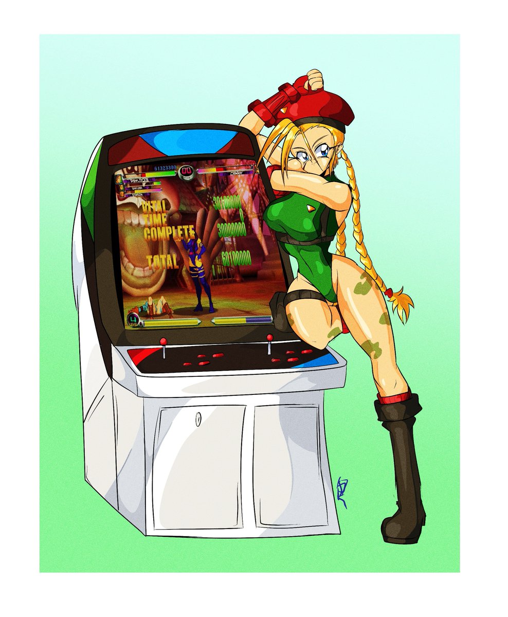 PitCloverDraws's tweet photo. Street Fighter Arcade Ladies I have so far: Chun-Li, Sakura and Cammy~❤️ https://t.co/IQqOfAHy55