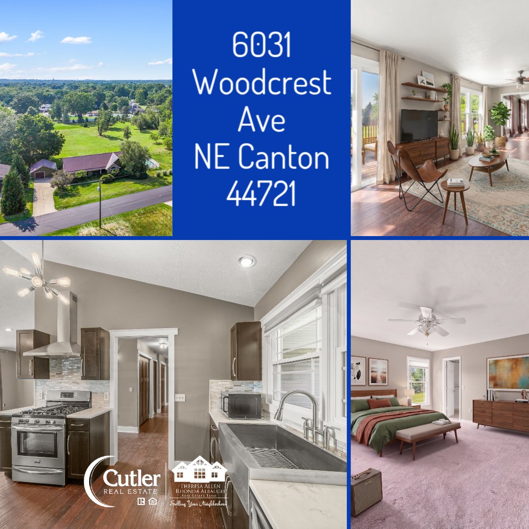 lbaugh_ra's tweet photo. 6031 Woodcrest Ave NE, Canton — Updated 3 bed, 2 bath, attached 2-car garage + 1-car workshop. Renovated baths, updated kitchen, 1st-floor laundry. Ready for offers! #CantonHomeForSale #CRE #allenalbaughteam https://t.co/SDeyvxxdHy