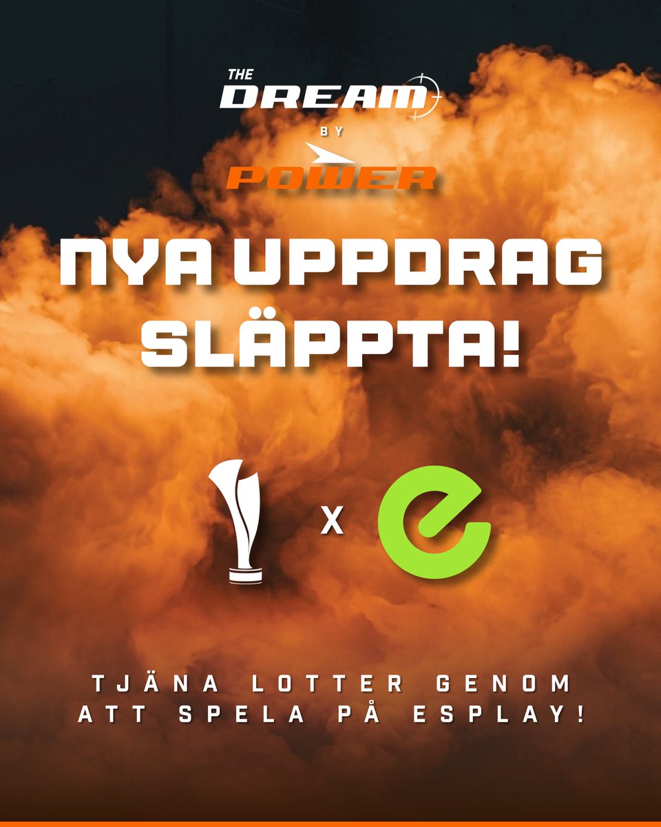 SvenskaCupenGG's tweet photo. 🚨NYA UPPDRAG UTE I THE DREAM!

Det finns nu tre nya uppdrag du kan utföra på @Esplaycom för att hämta hem ännu fler lotter i dragningen!

Missa inte 👀 https://t.co/txvRAFyN9I