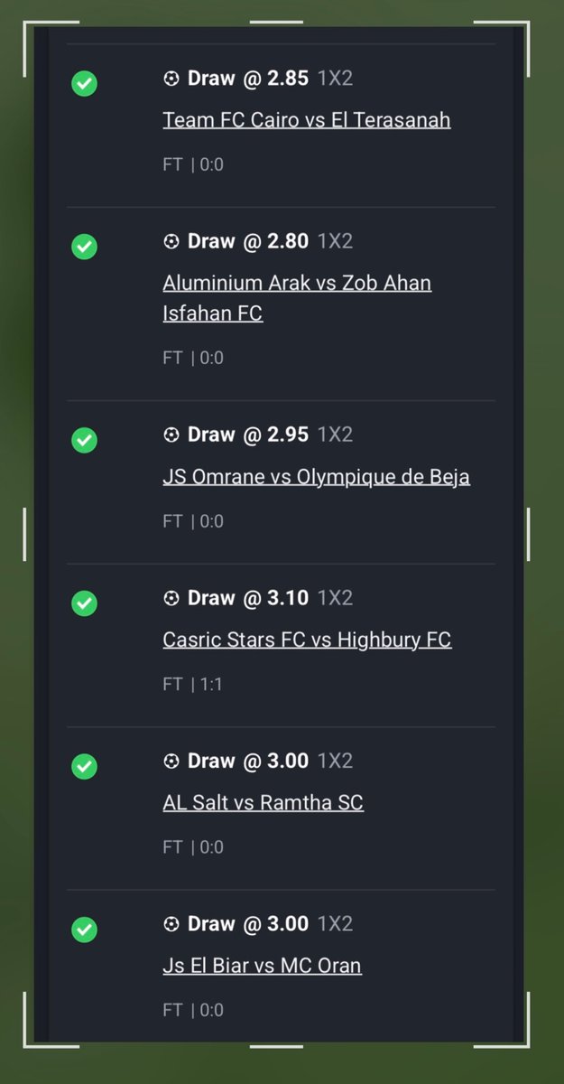 megaoddsnation's tweet photo. 6 Draws ✅✅✅✅✅✅🤩🤩😳😳 https://t.co/a9lcKU3k4t