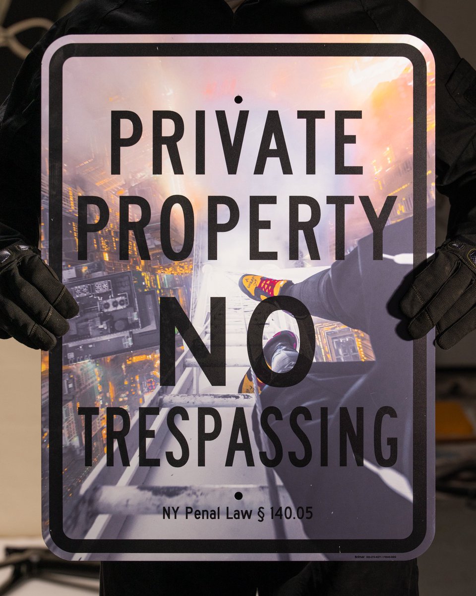 DrifterShoots's tweet photo. The “No Trespassing” Series officially goes on sale today. 

For the past several years I have been collecting No Trespassing signs from different places I have photographed. That has now developed into a collection of 50 1/1 pieces printed on the found objects with a personalized handwritten narrative on the back of each piece as an artistic addition but also for provenance and authentication purposes.

I will be releasing the pieces five at a time from various locations with only the first five being released today. DM or visit my website to purchase!!!