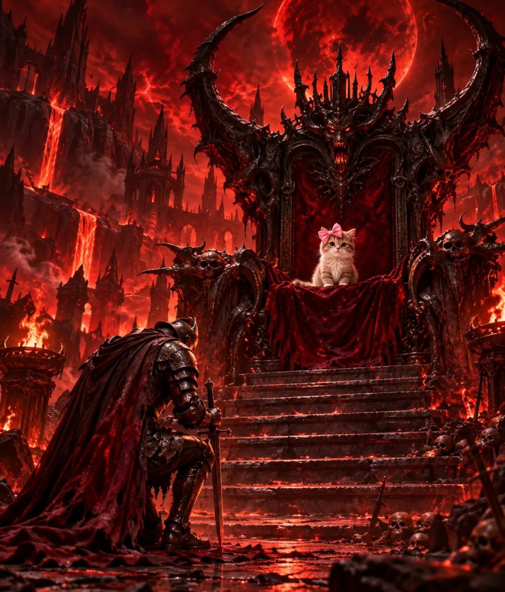 jinwoo33x's tweet photo. Knightcat ⚔️ The Cutest Demon Lord https://t.co/M1x46Zd9qs