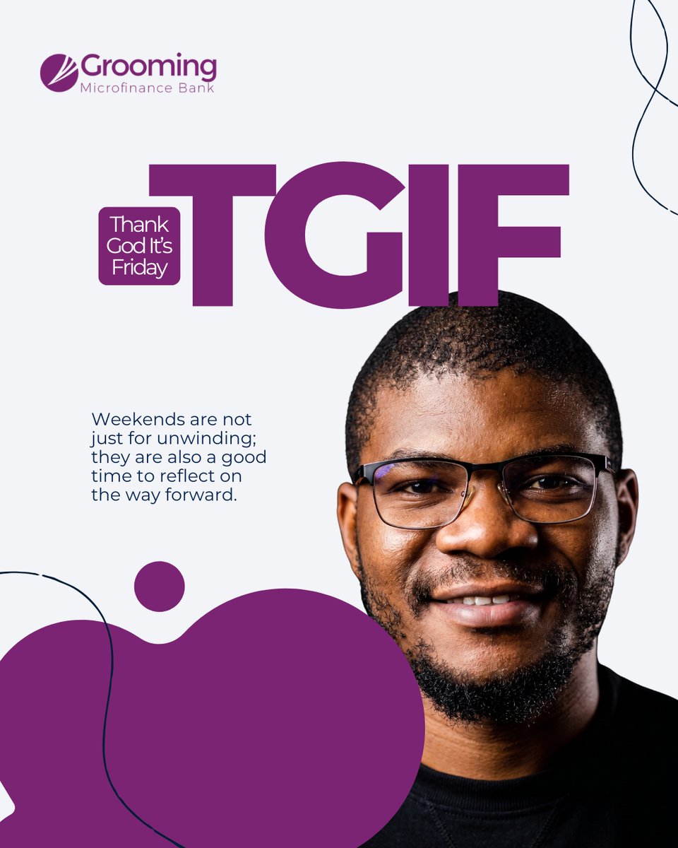 GroomingMfb's tweet photo. Weekends are not just for unwinding; they are also a good time to reflect on the way forward.

Thank God  it's Friday. 💃🏻💃🏻

#tgif #weekend #gmfb https://t.co/7tkNAUoTnX