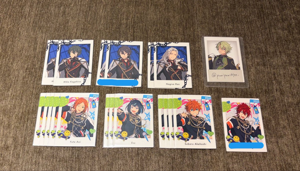 punipunihiyo's tweet photo. 【交換/譲渡】あんスタ ぱしゃっつP.A.shots!! Extra SELECTION 10 UNIT SONG

譲)画像参照

求)定価(+送料 )

🟦は指定任意同数まとめてお迎え頂ける方のみ

都内手渡しor郵送

お気軽にお声掛けください🌸 https://t.co/y4Xz3l2jt5
