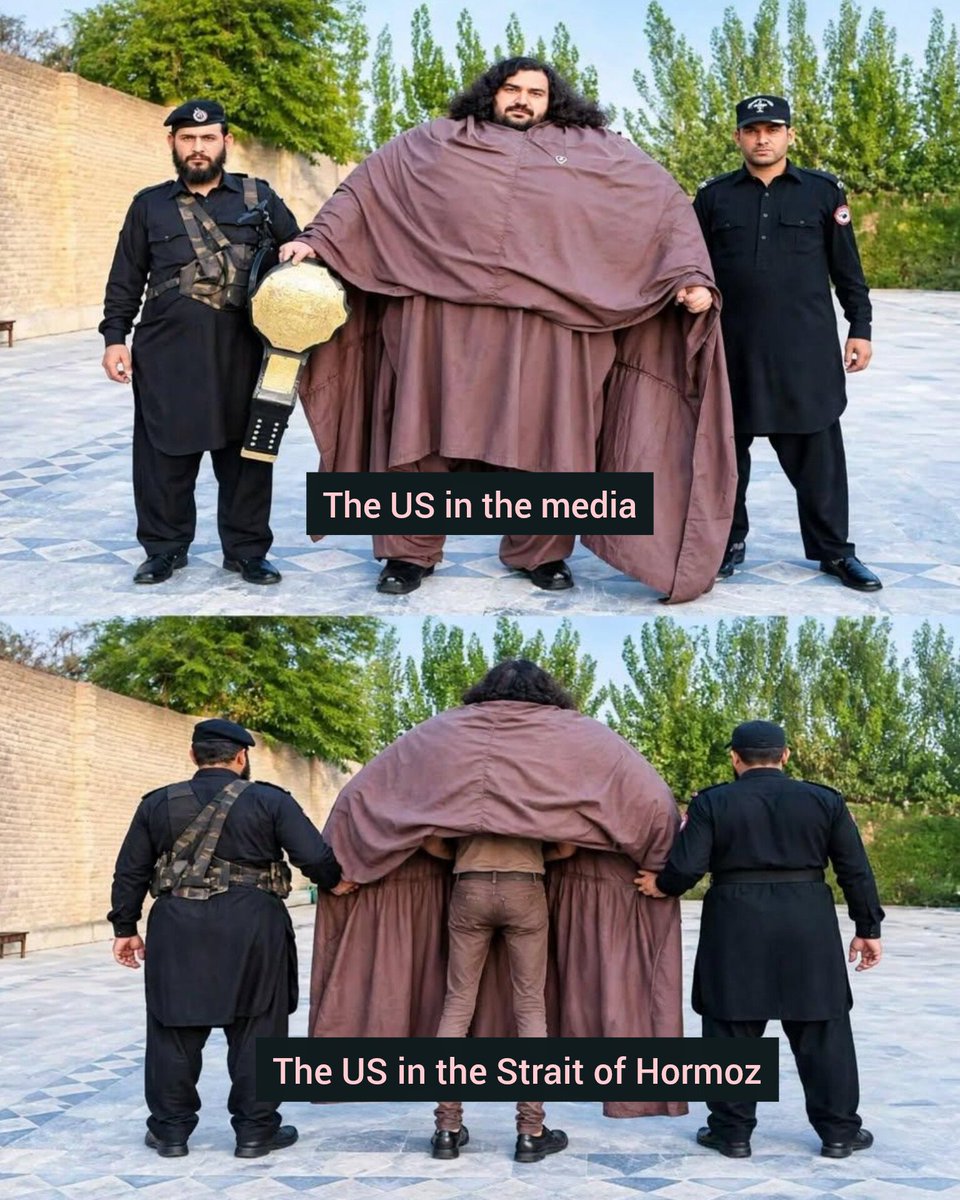 IRANinMumbai's tweet photo. “In the media, Uncle Sam's a giant, in Hormuz, not so much.”
#persian_gulf #iran #sacred_defence https://t.co/oSsackYppP