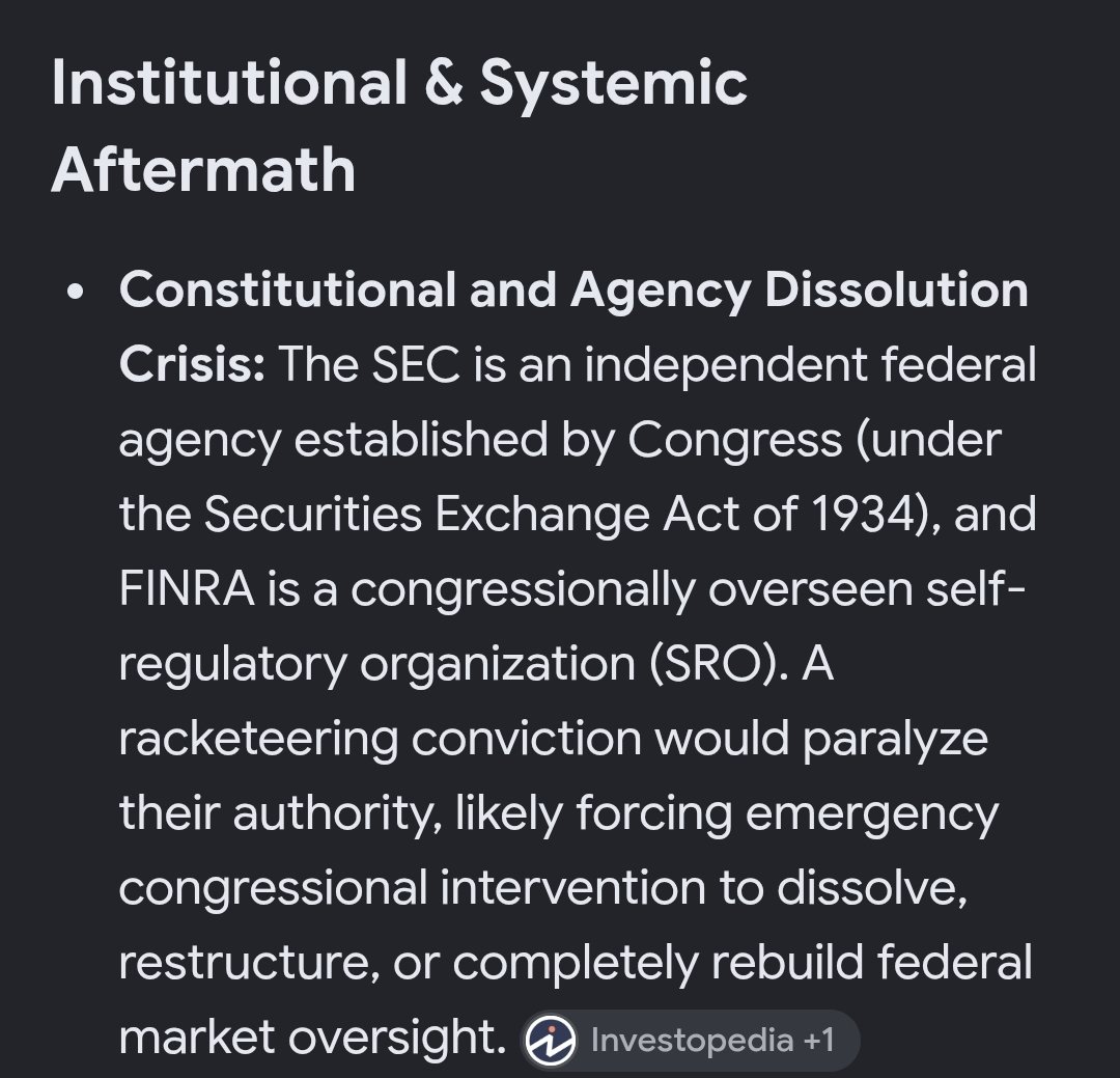 MetaMan1111's tweet photo. @SECPaulSAtkins You have alot to worry about regarding MMTLP. According to Ai, RACKETEERING by the regulators is serious! $5-grand a share settlement looks pretty damn appealing DOESN'T IT? https://t.co/MKs7jQ6CPg