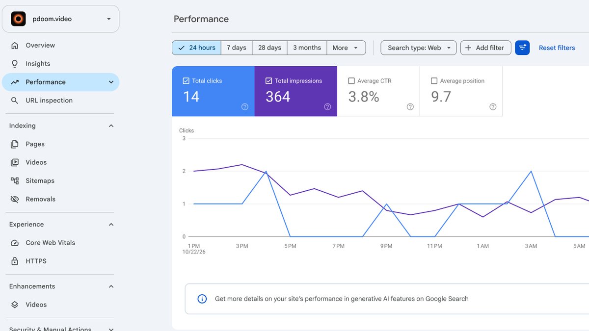 oozn's tweet photo. normalde sıfır bi domaini day 0'da google'a indekslettirmek için, sonra geçtim tıklamayı vs, impression aldırmak için  deveye hendek atlatmanız gerekir.

bu işi gsc'ye göndermemiştim, baktım tüm linkler indekslenmiş, sonra dedim bakayım trafik geliyor mu, geliyormuş.

buradaki çıkarım şu, google, chrome verisinden besleniyor. bi siteye yüklü hakiki trafik gidiyorsa ve robots.txt'te engel yoksa onu alıyor indeksliyor ve sıralama veriyor. 

öyle ya da böyle backlinkinden içeriğine her sinyali iyi kötü manipüle edersiniz ancak yıllardır kullanılan google chrome profillerinden ziyaret edilmiş, etkileşim almış sitenin gönderdiği sinyallerini onlar kadar kolay manipüle edemezsiniz