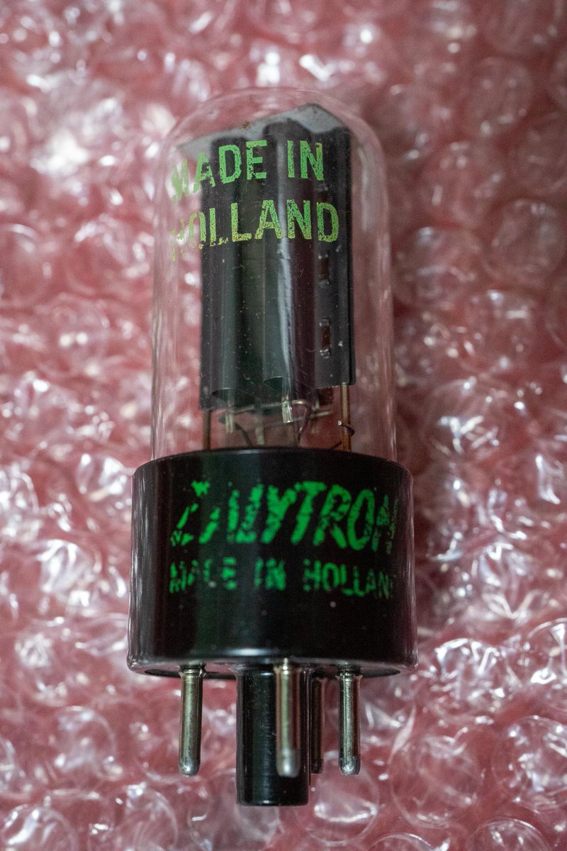 macbs's tweet photo. ZALYTRON 5Y3GTが届きました。ボトムDゲッター、リブプレートのJAN、オランダ製です。 https://t.co/bv6utZtvwc