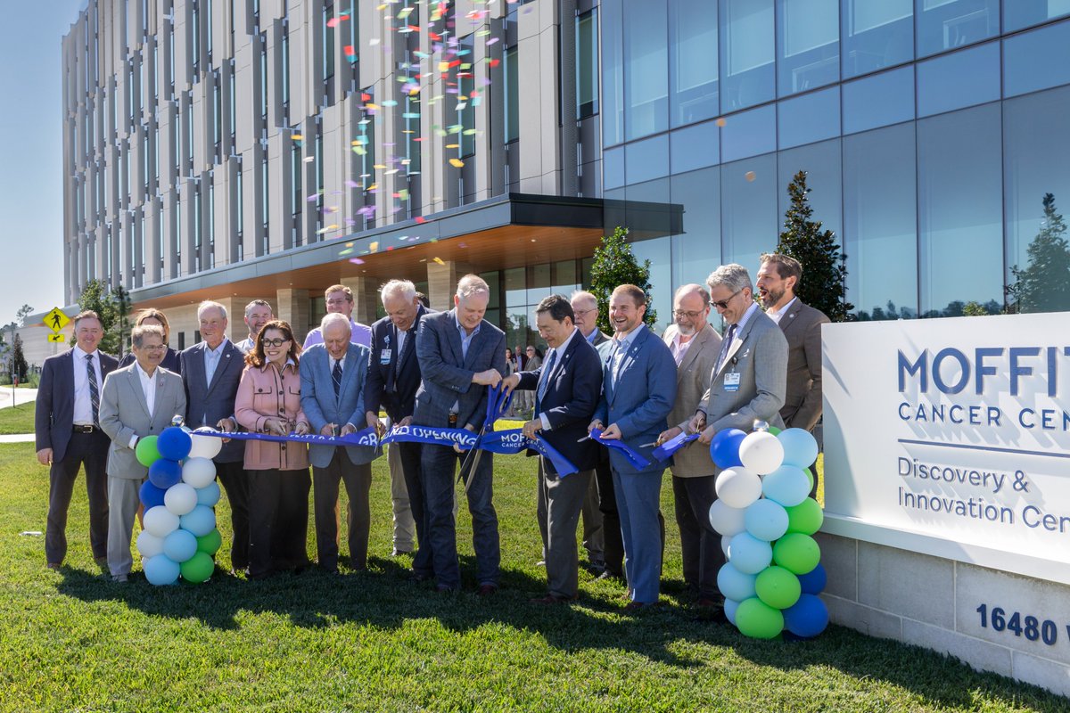 Speros_Florida's tweet photo. A major milestone for Speros! We celebrated the grand opening of @MoffittNews's 250,000-square-foot Discovery and Innovation Center, bringing researchers together to accelerate discoveries and advance next-generation cancer treatments.

Learn more: https://t.co/L9lOc3ZfRf https://t.co/oWzDu0rLMr