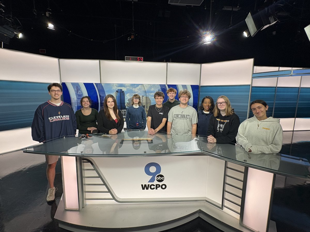 mediaproatuc's tweet photo. Many thanks for a terrific WCPO-TV tour from Senior Community Partnerships Manager, Tiana Henry. This was a great chance for the students to get a first-hand look at the concepts discussed during class!
#ccm #mediaproduction https://t.co/4sOKZQGoym