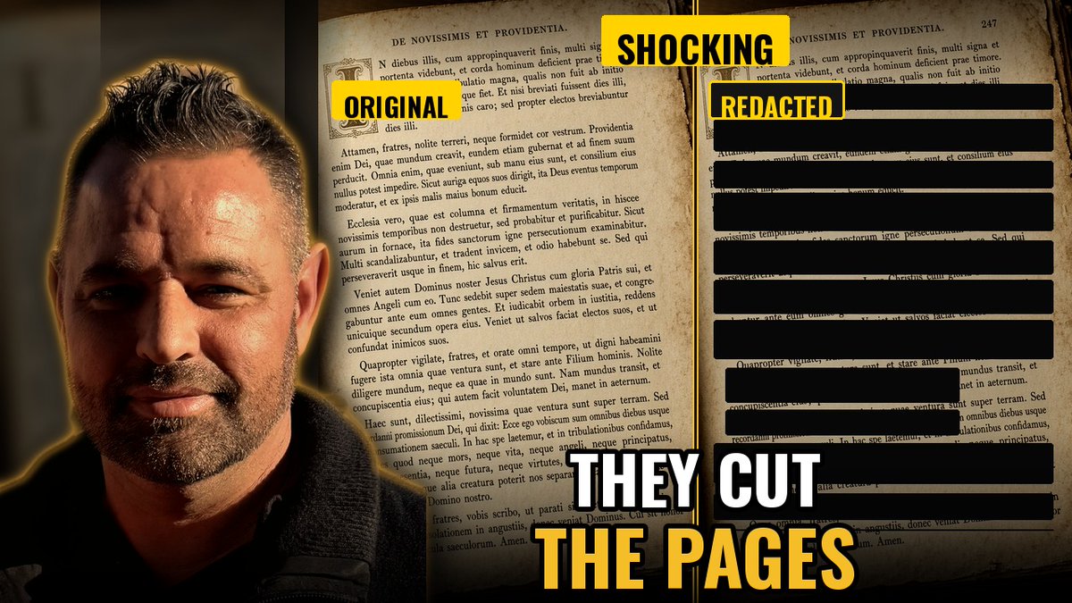 CatholicRob's tweet photo. Sophia Institute Press cut passages about the Jews out of Fr. Arminjon's classic. We put the original next to their version. Clip drops at 3pm CT. Link below. https://t.co/bFaBVzW9Bg
