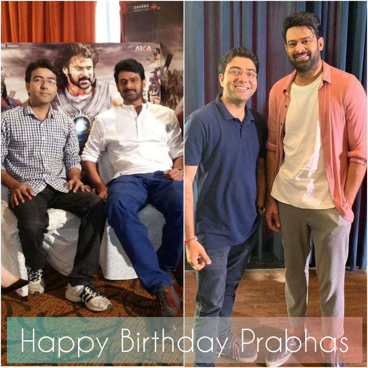 tweet2prashant's tweet photo. Happy Birthday to the one and only Rebel Star, #Prabhas! ❤️

I genuinely believe that if there is one actor who truly deserves the title of a REAL PAN-INDIA SUPERSTAR, it is Prabhas. I’ll explain why, but first, let me share a couple of personal experiences from my interactions with him.

I first met Prabhas during the promotions of Baahubali: The Beginning. The picture on the left is from that interview.

Those were different times in entertainment journalism. Stars had a different aura, and video interviews were more relaxed, personal and meaningful.

I greeted him in Telugu, and he responded with such warmth that the conversation immediately became comfortable and natural.

That day, I understood why people in the South affectionately call him “Darling.”

Because he genuinely is one!

Despite his massive stardom, he was incredibly humble, polite and gracious. He listened patiently, answered every question with a smile and never made you feel that you were sitting across from a superstar.

Our second meeting happened during the promotions of Saaho.

And this one genuinely surprised me!

The moment he saw me, he said, “You are that ETV guy, na?”

I was stunned that he actually remembered me after all those years!

He then added, “Your Hindi was so good that I still remember it.”

That small gesture stayed with me. The picture on the right is from that interview.

For me, Prabhas represents a rare combination of extraordinary stardom and genuine humility. A superstar who is approachable, respectful and refreshingly grounded.

Now, coming to why I call him the REAL PAN-INDIA SUPERSTAR.

In an industry where the term “Pan-India Star” is used rather casually, Prabhas has actually demonstrated what it means.

His popularity transcends language, geography and regional boundaries.

From Telugu-speaking states to the Hindi heartland, his fan following is phenomenal.

And here’s what makes his stardom particularly fascinating: Even his average films often generate box-office numbers that many successful films struggle to achieve.

That’s not just the power of a film. That’s the power of a STAR!

Of course, not every film has lived up to expectations. But the audience’s curiosity, excitement and emotional connection with Prabhas remain remarkably strong.

I firmly believe that all he needs is one truly outstanding film to unleash that larger-than-life phenomenon once again.

And who knows? Perhaps #Spirit could be that film!

Because when the right film meets the right superstar, the result can be absolute box-office madness.

Happy Birthday 

Stay humble, stay blessed and keep entertaining millions across India and beyond.

For me, you’ll always be the DARLING who became a REBEL STAR and conquered hearts across India!

#Prabhas #HappyBirthdayPrabhas #RebelStar #DarlingPrabhas #PanIndiaSuperstar #Baahubali #Saaho #Spirit