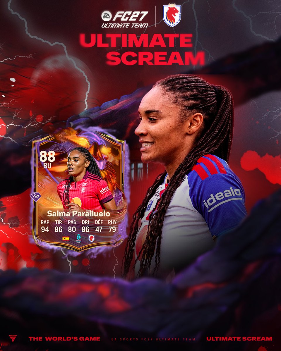 ol__lyonnes's tweet photo. De quoi faire trembler les défenses. 👻⚡

🎃 Salma Paralluelo rejoint Ultimate Scream dans #FC27 🔗 https://t.co/Uh9EEyqvGC

@easportsfcfr https://t.co/cHwiuxQvTd