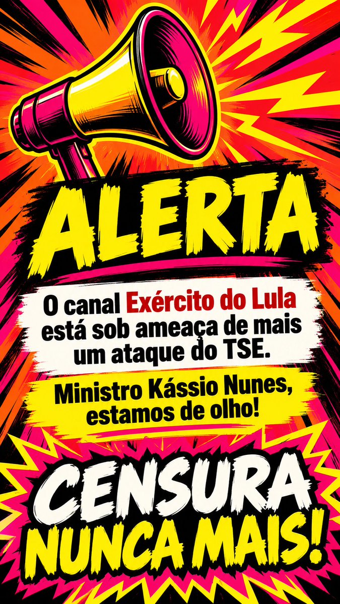 MeloHausen's tweet photo. @cesarcalejon1 #CensuraNaoTSE
#LulaVaiVirar
#ExercitoDoLulaCensurado https://t.co/ukwvP6PMLC