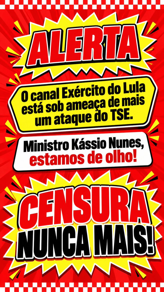 MeloHausen's tweet photo. @DinoDebochado #CensuraNaoTSE
#LulaVaiVirar
#ExercitoDoLulaCensurado https://t.co/jWodAdG31b