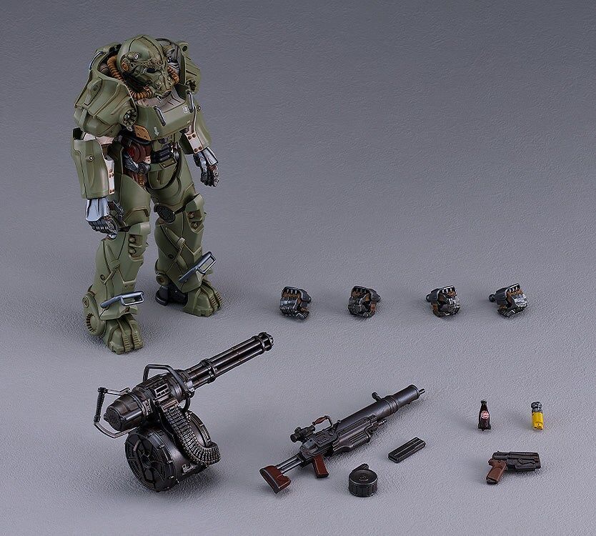 Wario64's tweet photo. Fallout PLAMATEA Pre-War Military T-60 Power Armor Model Kit up for preorder at BBTS ($70.99) https://t.co/W9tJuvsKvg https://t.co/beljhLEBSv