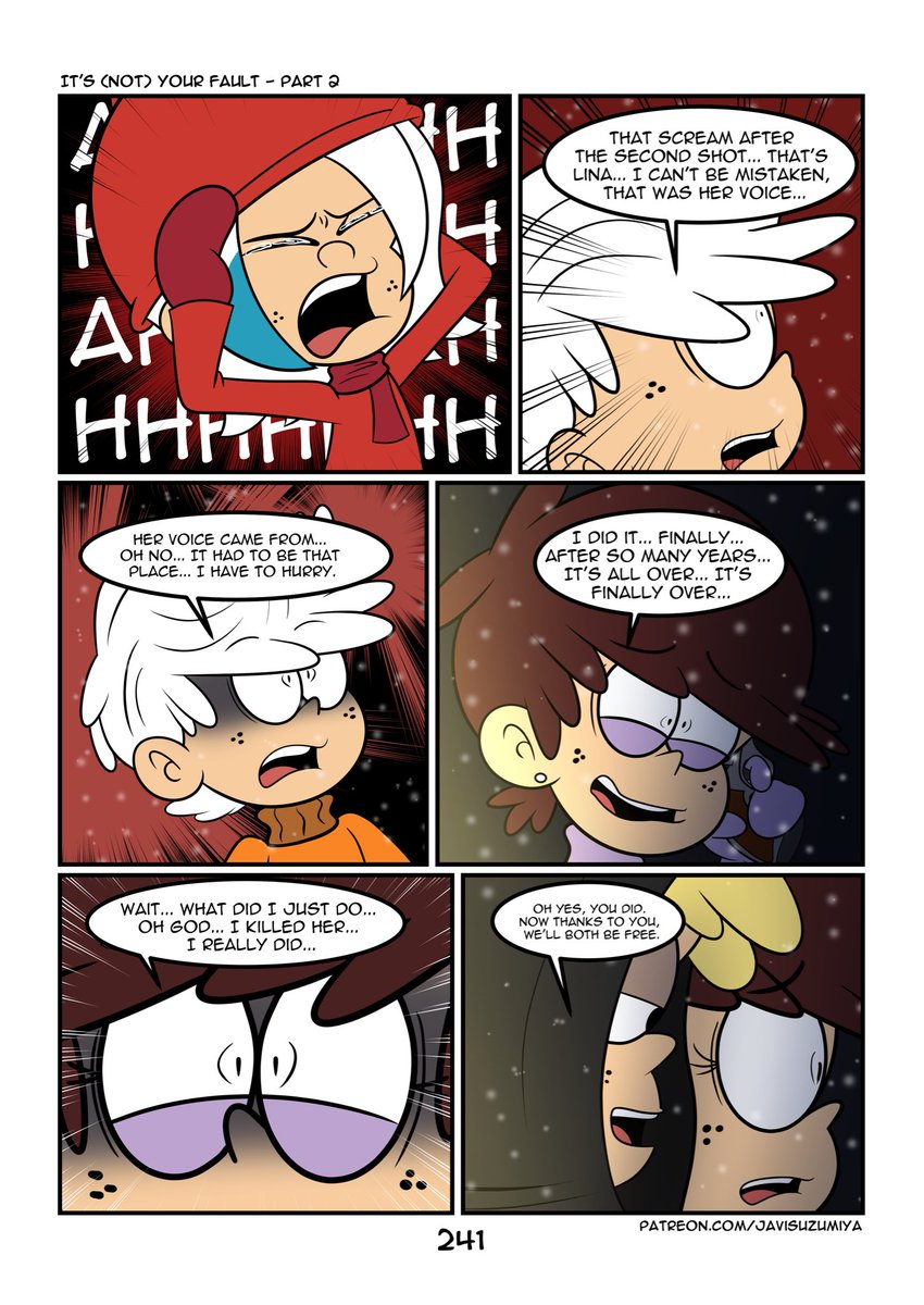 ProudDrawer's tweet photo. It’s not your Fault Part 2 Pages 106 to 109
By JaviSuzumiya 
#TheLoudHouse #samcoln #lunaloud #lincolnloud https://t.co/ieP5xS3ylB