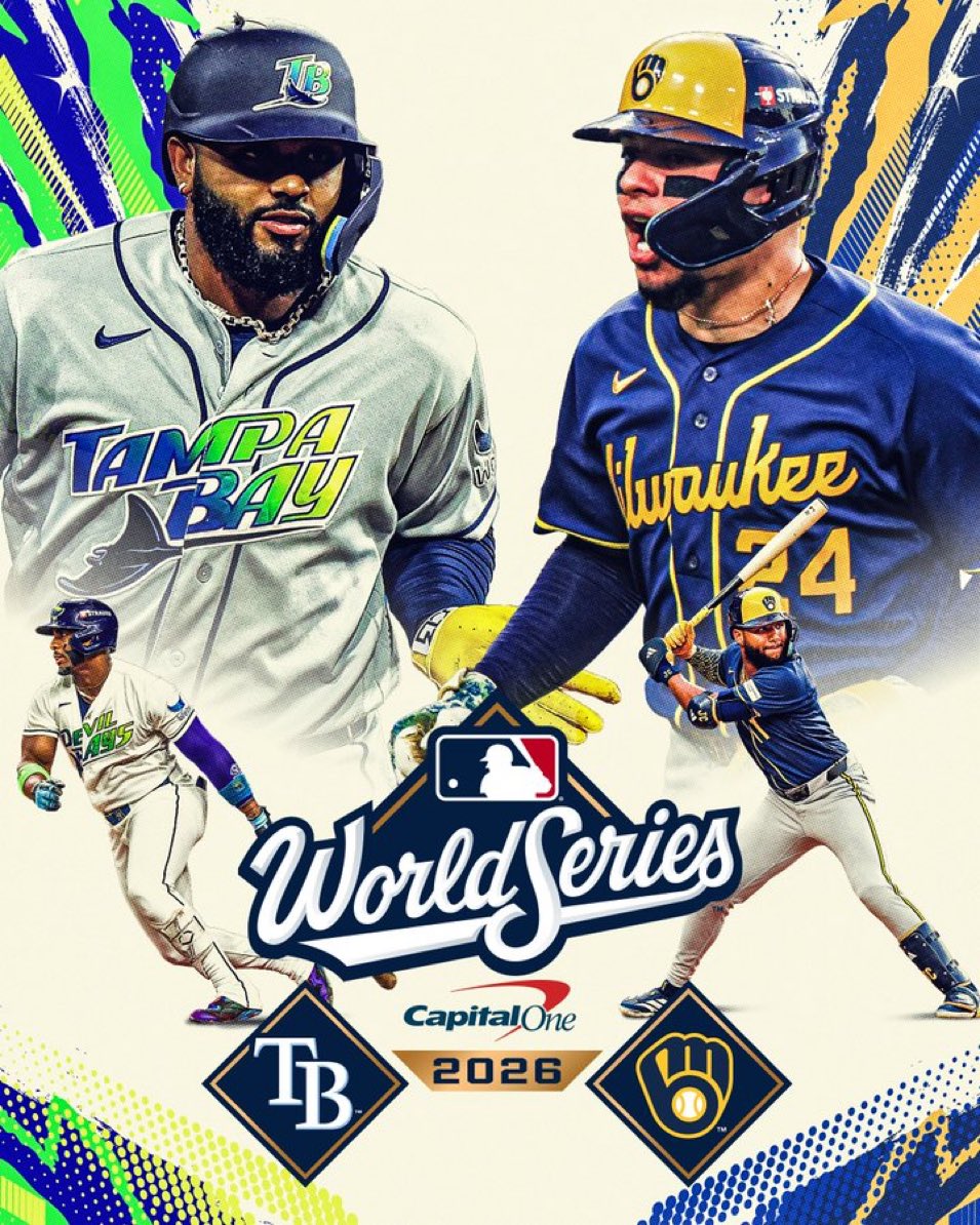 Ferogu's tweet photo. Ahora arranca la #WorldSeries 

Inédita… habrá un campeón que nunca ha levantado el trofeo 🏆 

Llegan los dos mejores equipos a lo largo de la temporada.

Habrá buen Béisbol y espectáculo!

Play Ball!!, vamos con los cerveceros 🍺

#NoTimeLikeOctober https://t.co/VHJaOKGpiO