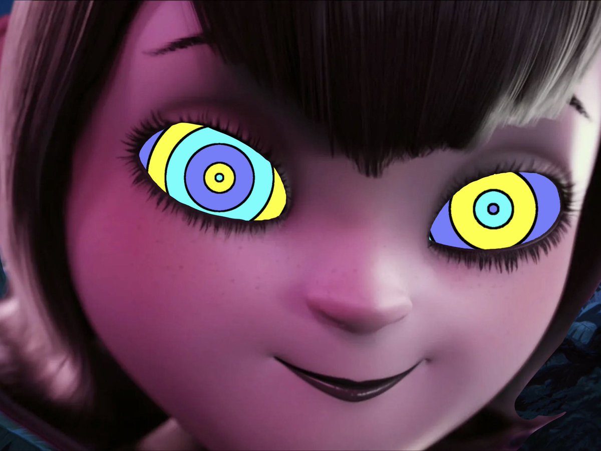 ThePythonPrince's tweet photo. Mavis is mesmerized by Kaa’s eyes, and he’s equally transfixed by her beauty. The lovely vampire is getting so sleepy and falls under the snake’s spell seconds later. Now, she’s ready for coils!

#kaa #kaantent #manip #snake #hypno #hypnokink #Mavis #MavisDracula #HotelTransylvania