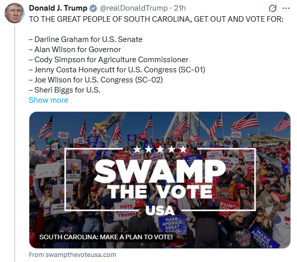 citizenbeam's tweet photo. “Swamp the vote”? This is why you hire editors. https://t.co/qmrDd4JUtB